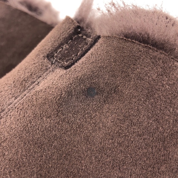 UGG Hyde Scuff Suede Winter Slippers 12